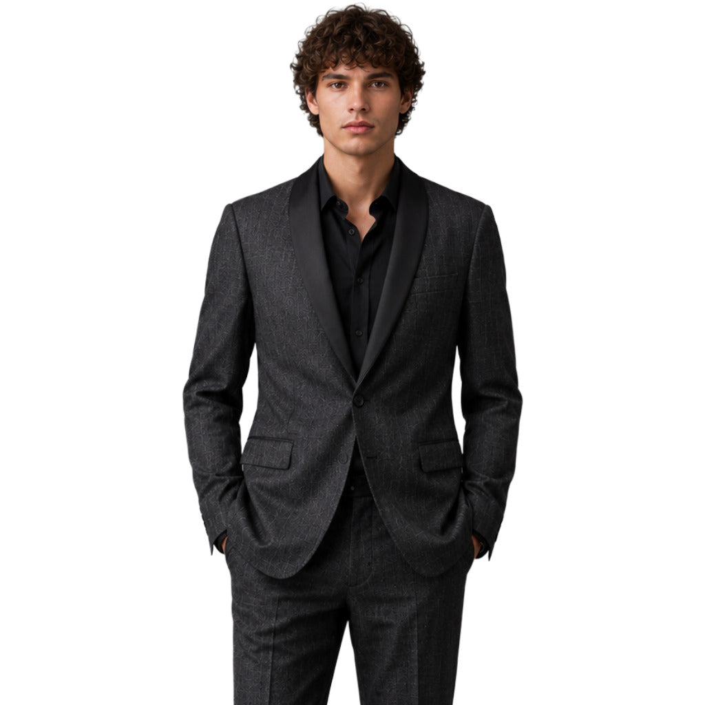 DOLCE &amp; GABBANA - giacca monopetto blu notte