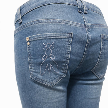 PATRIZIA PEPE - jeans skinny blu