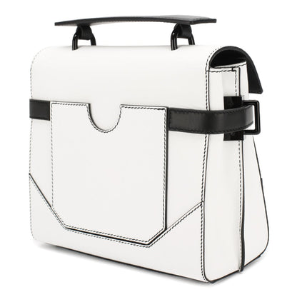 BALMAIN - bb logo flap over shoulder bag