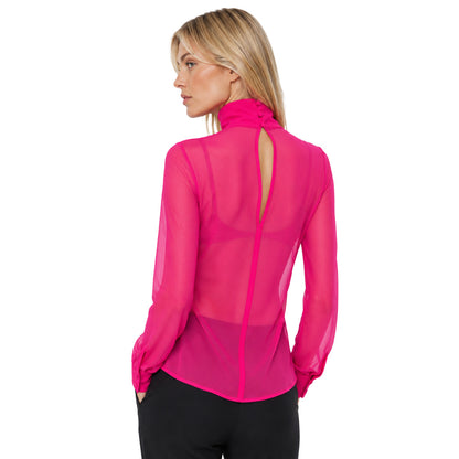 PINKO - verdeca blusa georgette