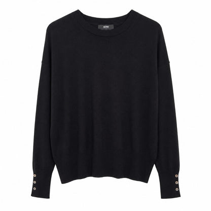 ALPHA STUDIO - maglia girocollo con bottoni