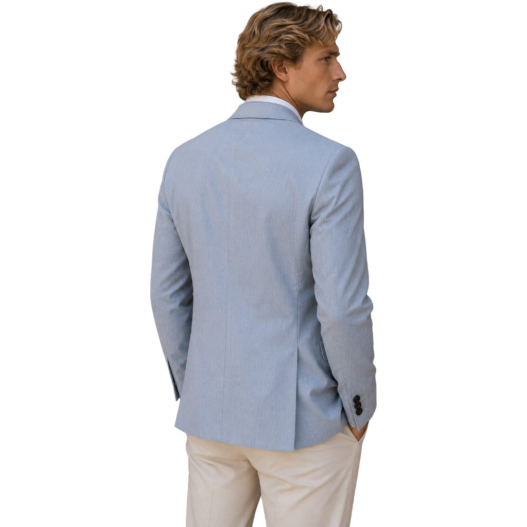 DOLCE &amp; GABBANA - giacca monopetto azzurra