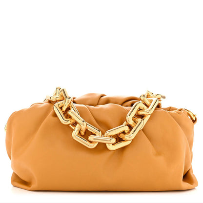 BOTTEGA VENETA - chain-pouch-red