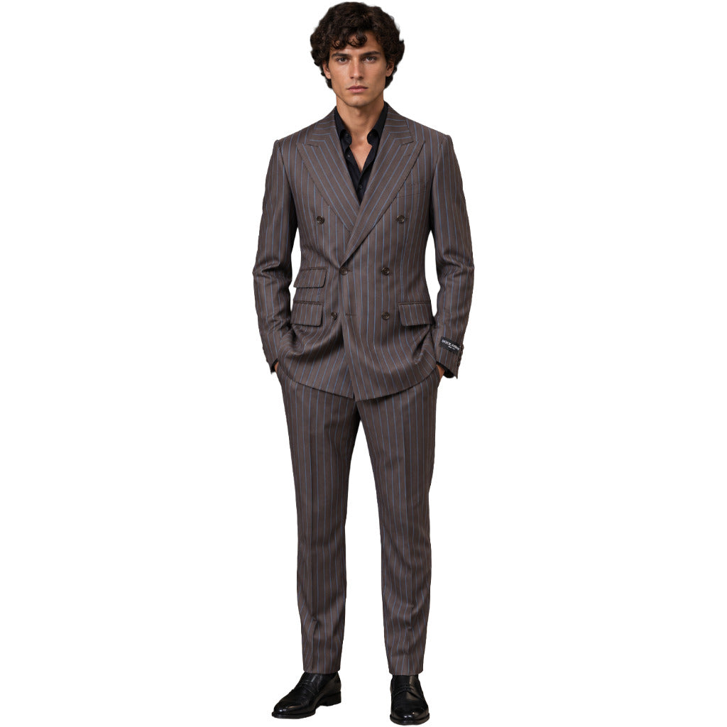 dolce & gabbana - completo doppiopetto gessato