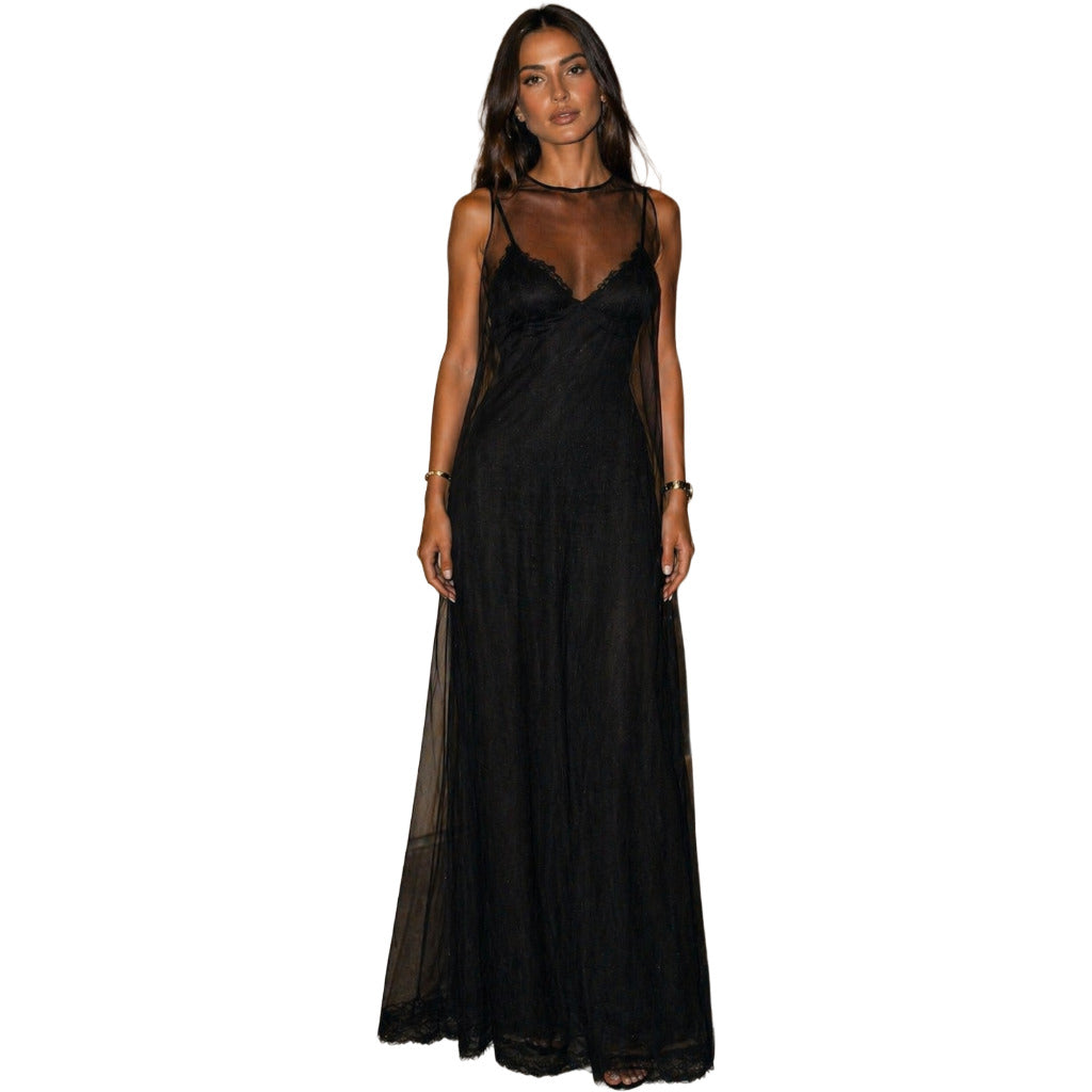 DOLCE &amp; GABBANA - abito doppiato nero