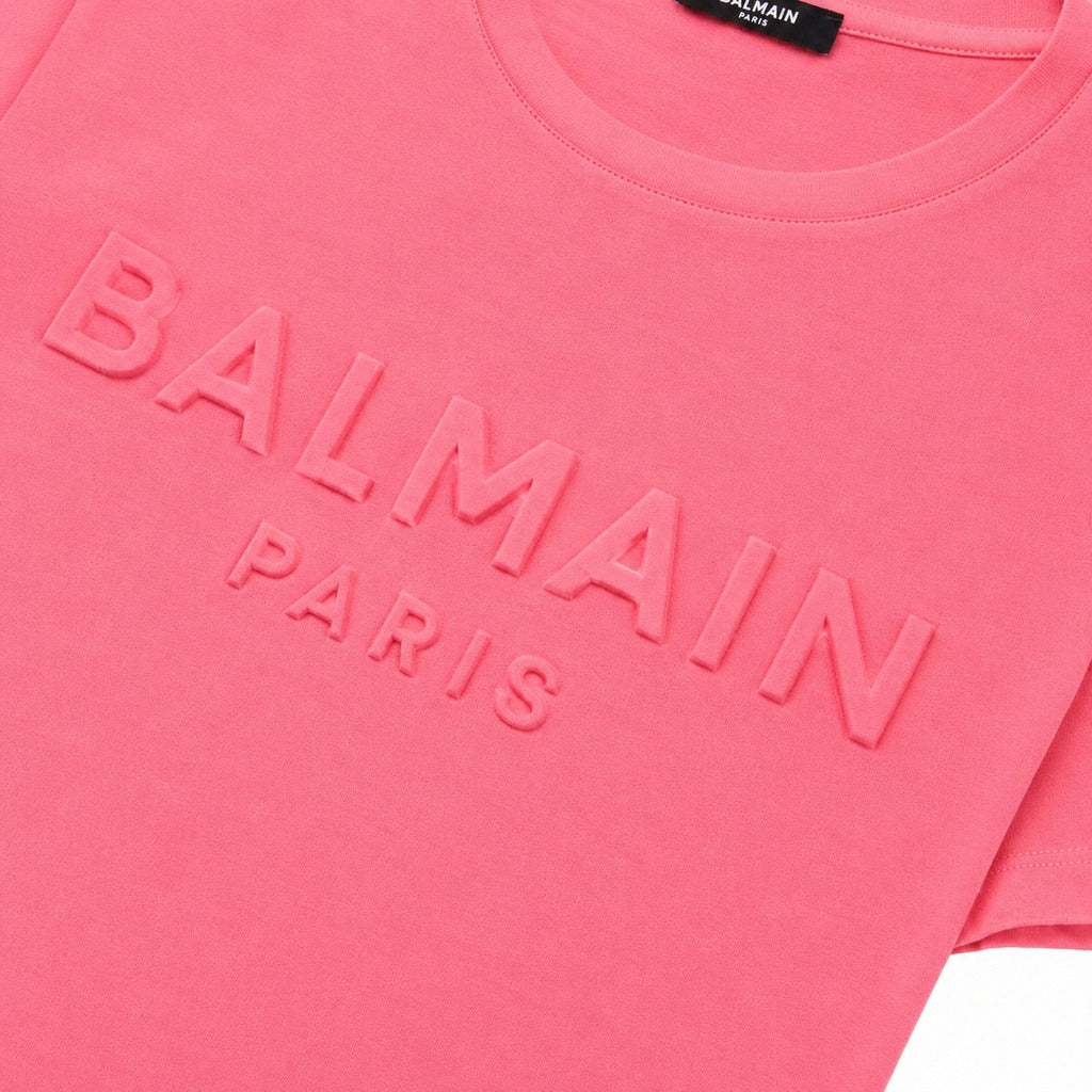 BALMAIN - t-shirt balmain embossed logo