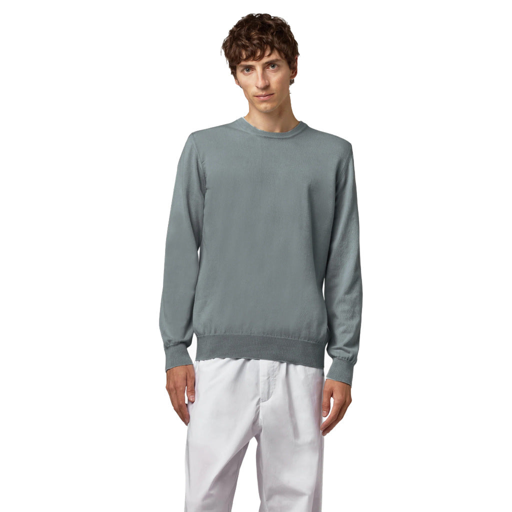 ALPHA STUDIO- maglia girocollo asfalto