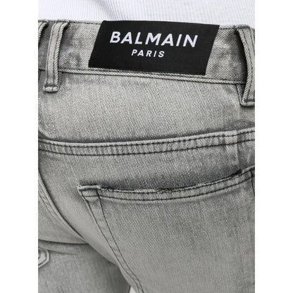 BALMAIN - jeans slim fit grigi