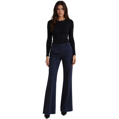 BALMAIN - pantalone a zampa blu