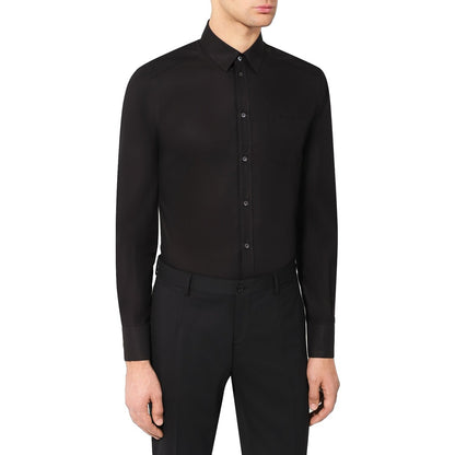 DOLCE &amp; GABBANA - camicia gold nera