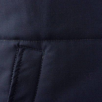 LORO PIANA TESSUTO - gilet lana blu