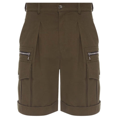 BALMAIN - shorts cargo verdi
