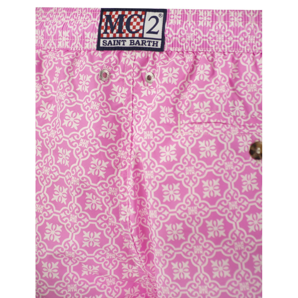 mc2 saint barth - shorts mare fantasia geometric