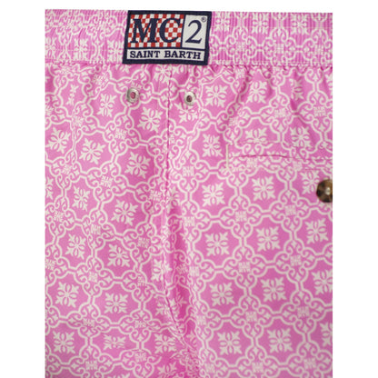 mc2 saint barth - shorts mare fantasia geometric