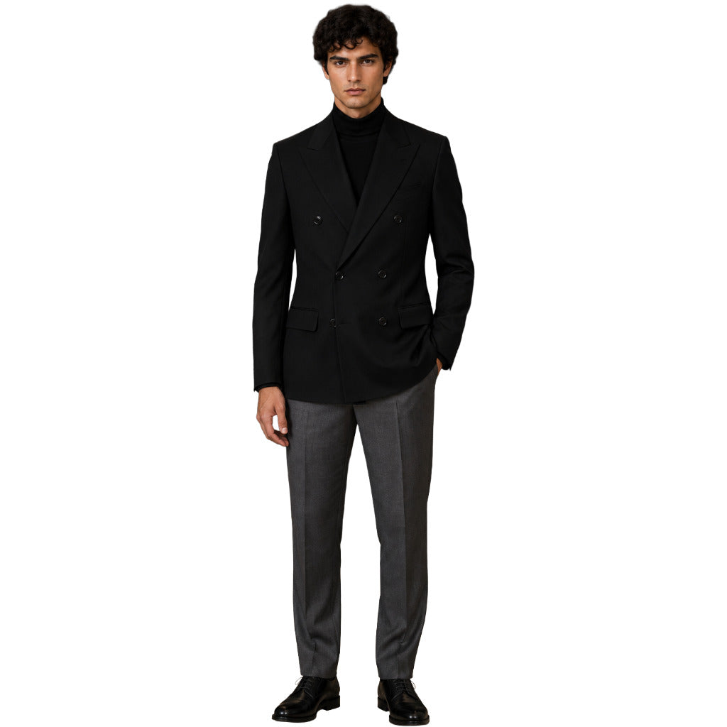 DOLCE & GABBANA - giacca doppiopetto nera