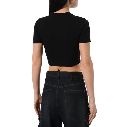 COMME DES FUCKDOWN - top crop in costina