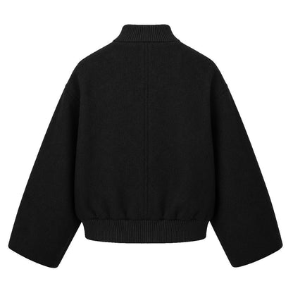 LORO PIANA TESSUTO - bomber capolavoro nero