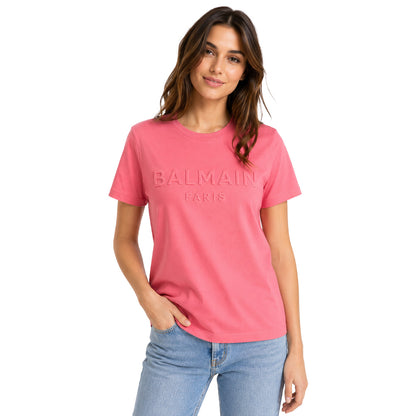 BALMAIN - t-shirt balmain embossed logo