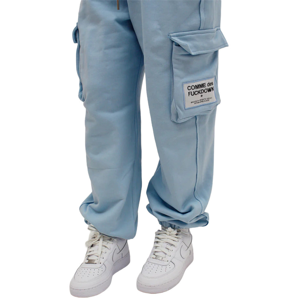 COMME DES FUCKDOWN - pantaloni azzurri