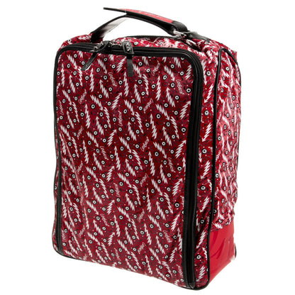 LOUBOUTIN - Graphic-Print Woven Backpack Red