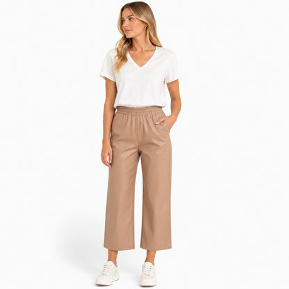 PINKO  - pantalone in pelle
