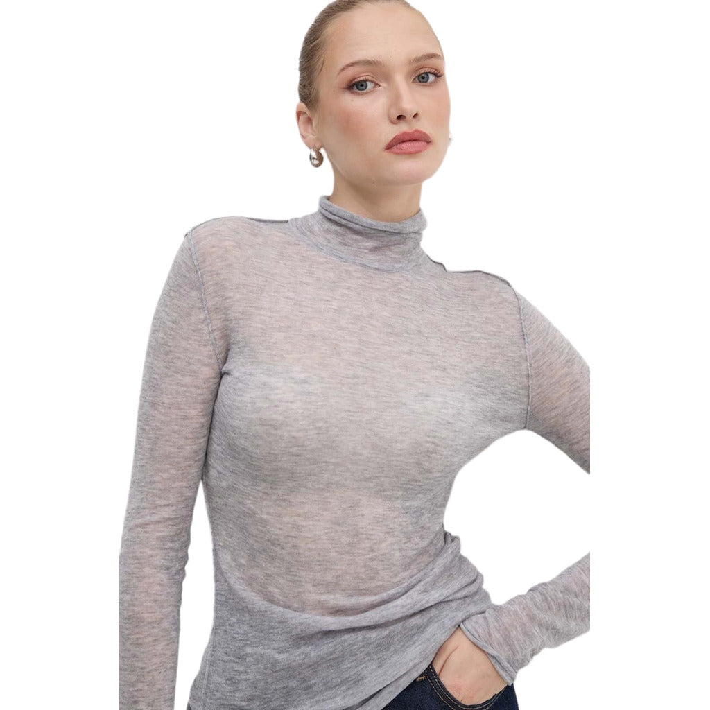 PATRIZIA PEPE - maglia grigio melange