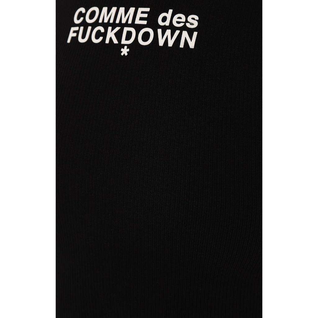 COMME DES FUCKDOWN - top crop in costina