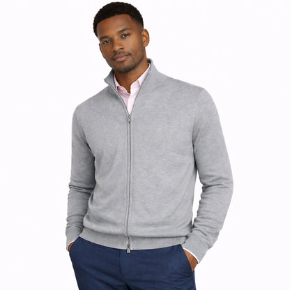 BAGUTTA - cardigan finezza 16 bluette
