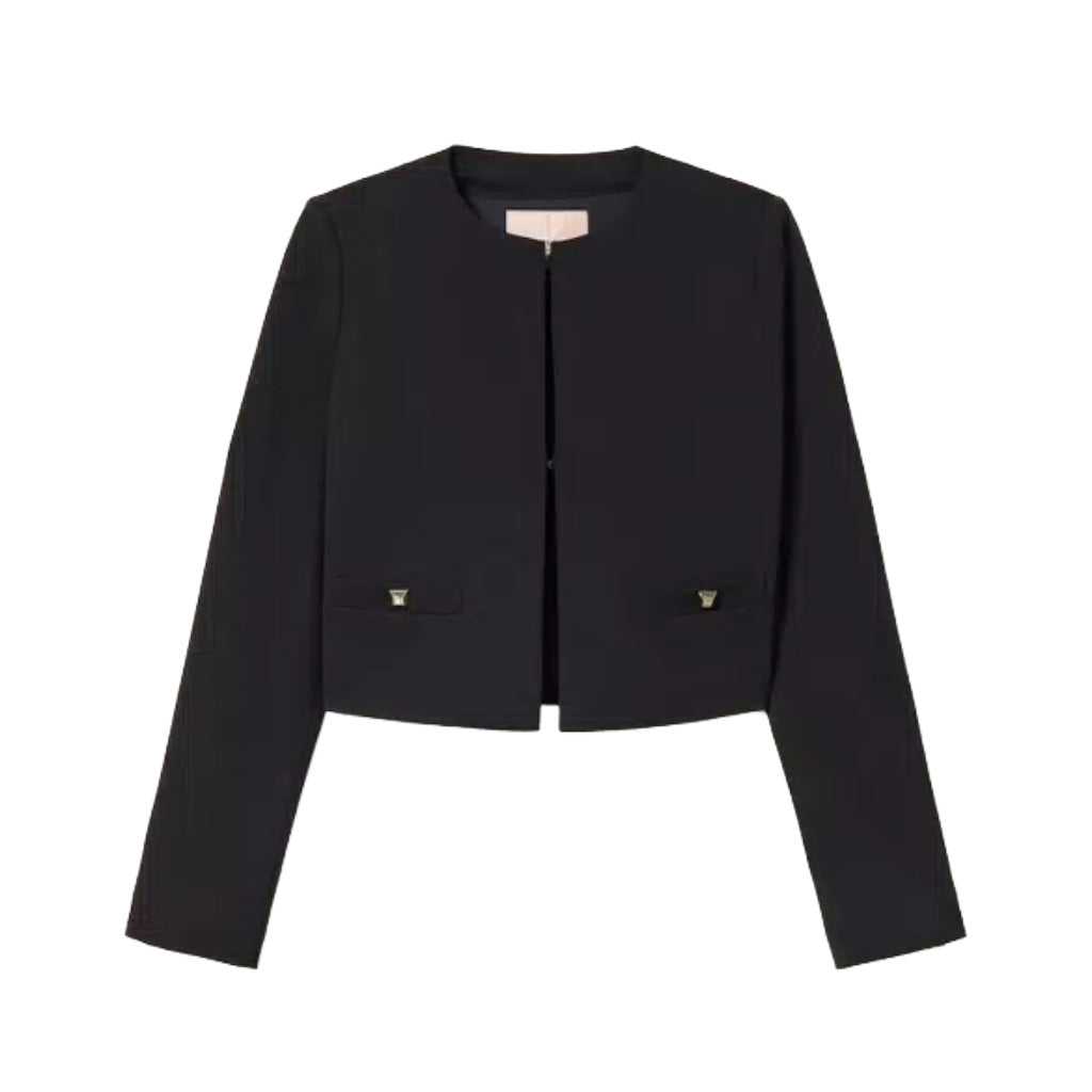 TWINSET - giacca coreana con borchie