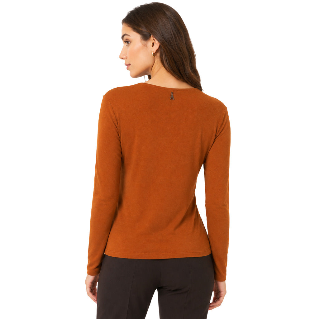 PATRIZIA PEPE - maglia caramel brown
