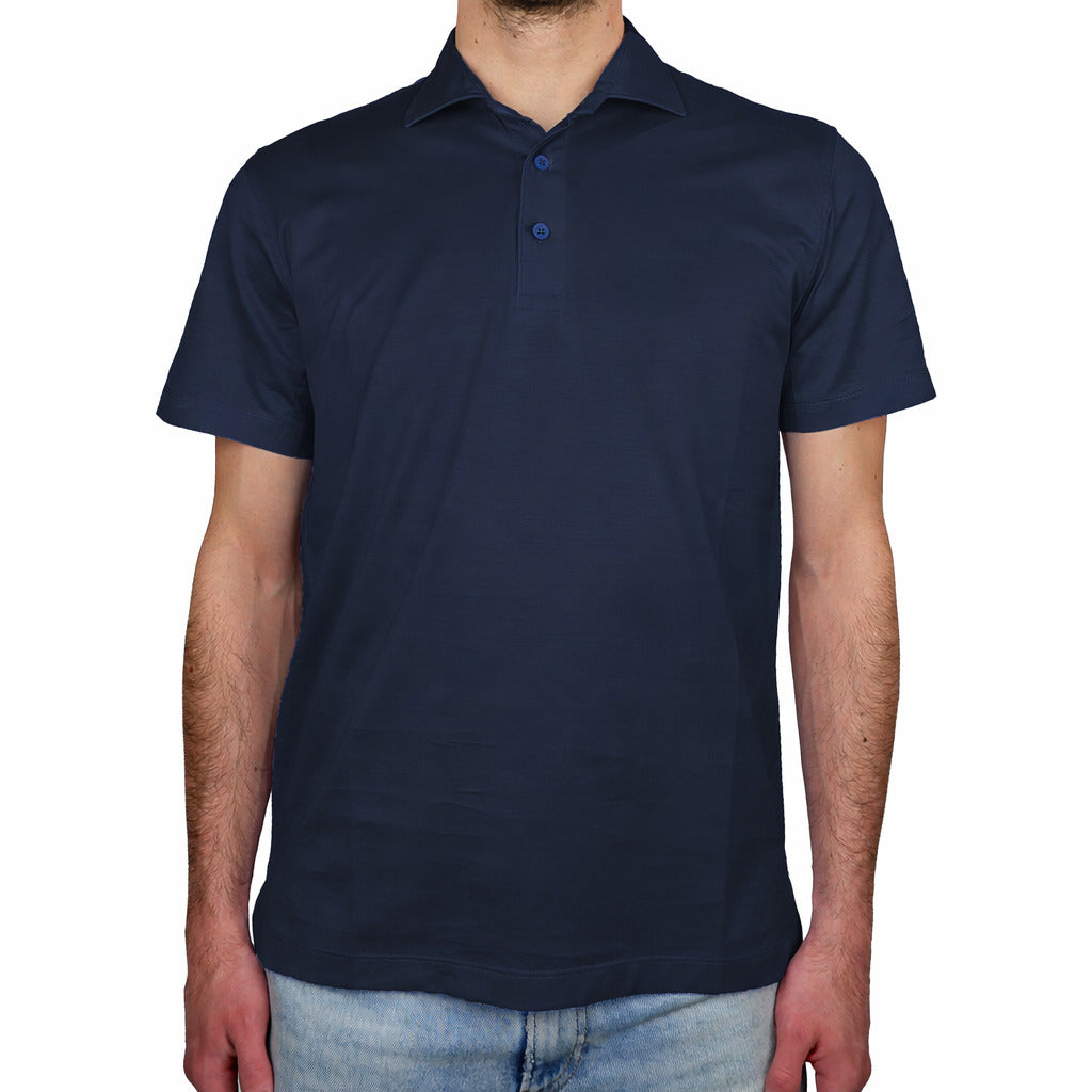 LORO PIANA TESSUTO - lp-polo-cashmere-blu