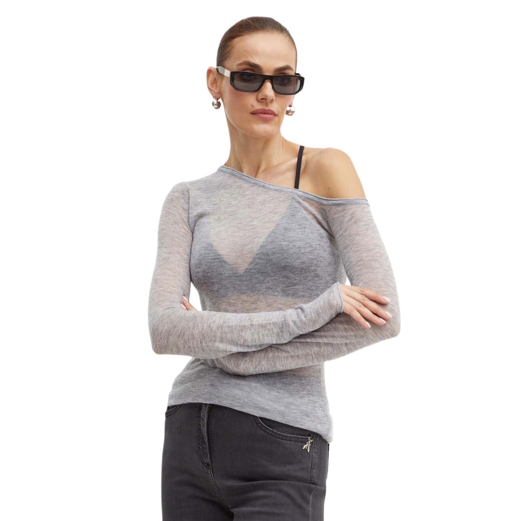 PATRIZIA PEPE - maglia grigio melange