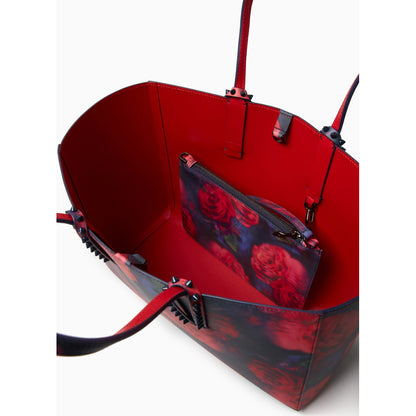 LOUBOUTIN - cabata small stampa rose