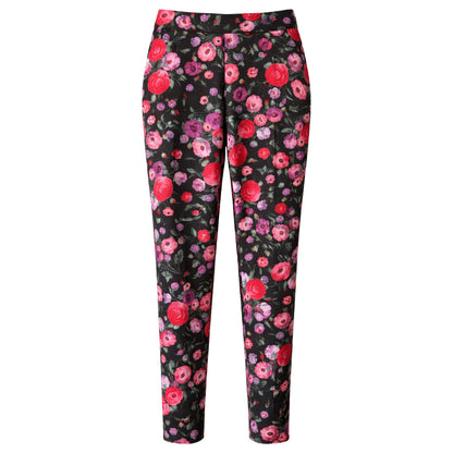 ELISABETTA FRANCHI - pantaloni con motivo a fiori